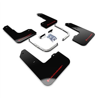 RallyArmor | Black UR Mud Flap Red Logo - Elantra GT N-Line 2019-2020