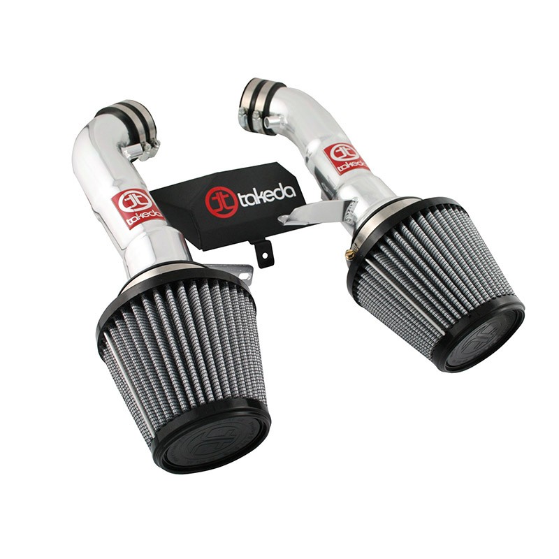 aFe Power | Takeda Stage-2 Cold Air Intake System w/Pro DRY S Media Polished - 370Z 3.7L 2009-2020