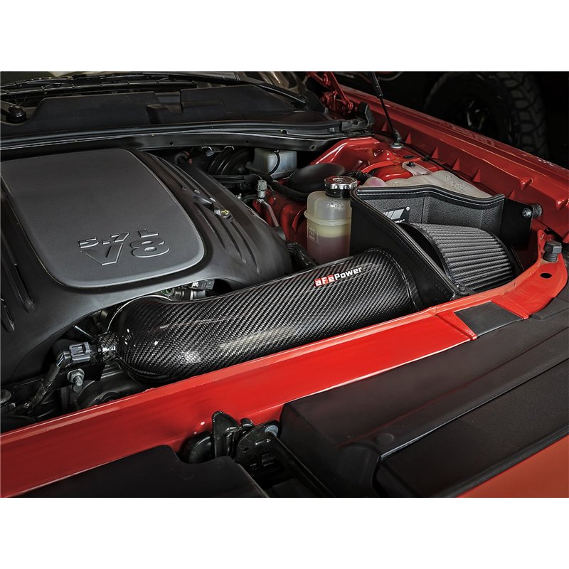 aFe Power | Track Series Stage-2 Carbon Fiber Intake System w/Pro DRY S Media - 300 / Challenger / Charger 5.7L 2011-2023
