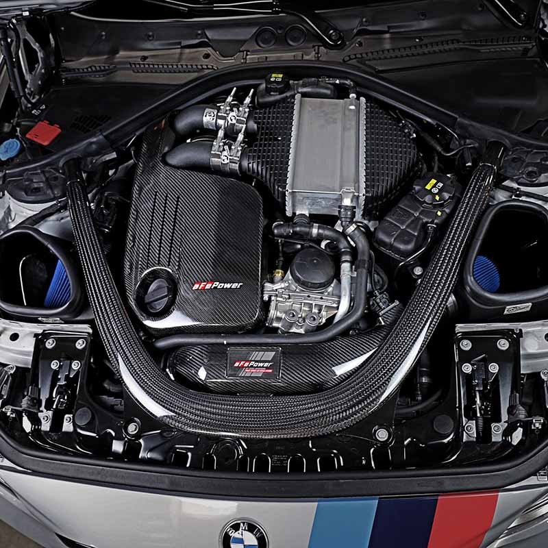 aFe Power | Track Series Stage-2 Carbon Fiber Intake System w/Pro 5R Media - M2 Competition / M3 / M4 3.0T 2015-2021