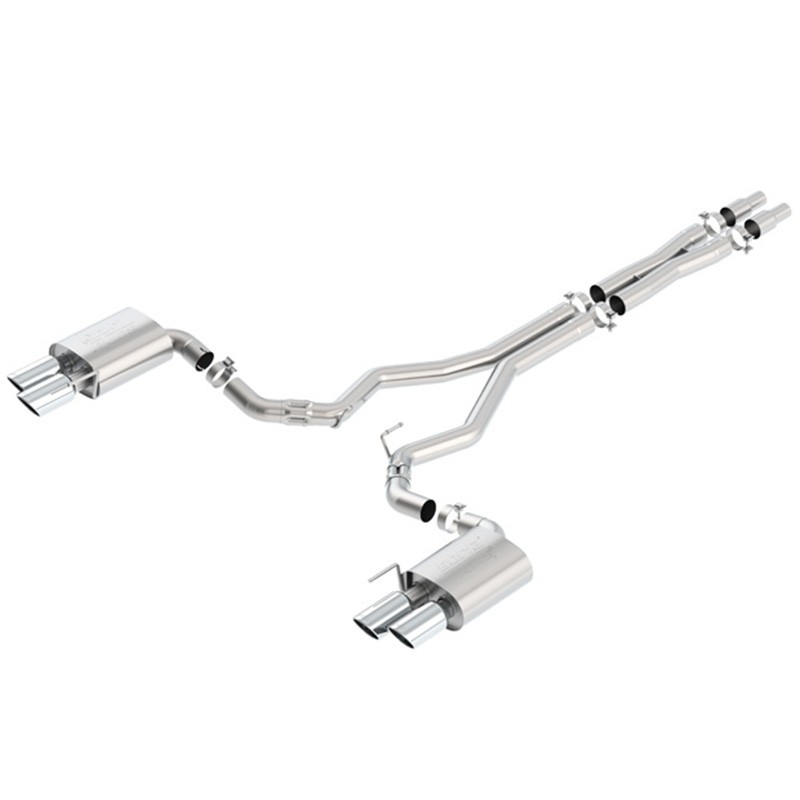 Borla | Cat-Back Exhaust ATAK sans valves - Mustang 5.0L 2018-2023