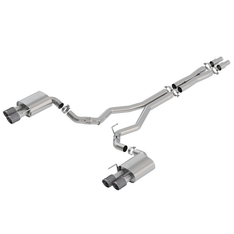 Borla | Cat-Back Exhaust ATAK sans valves - Mustang 5.0L 2018-2023