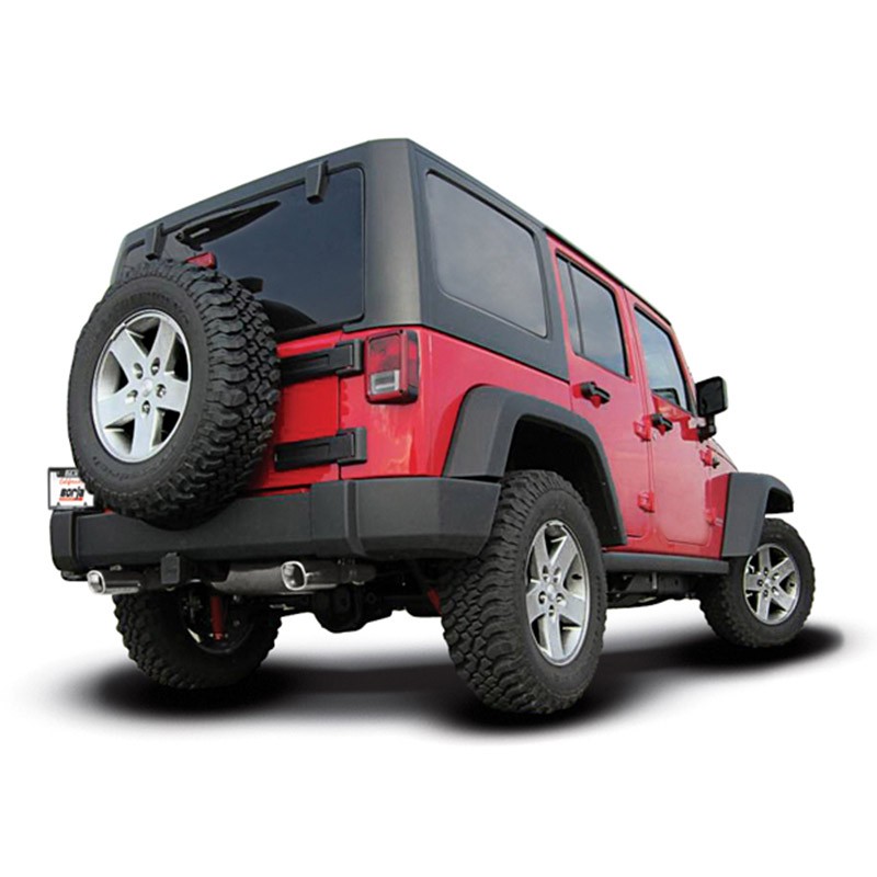 Borla | Axle-Back Exhaust Touring - Wrangler (JK) 3.6L 2012-2018