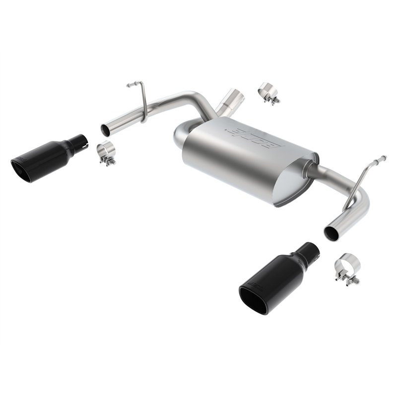 Borla | Axle-Back Exhaust Touring - Wrangler (JK) 3.6L 2012-2018