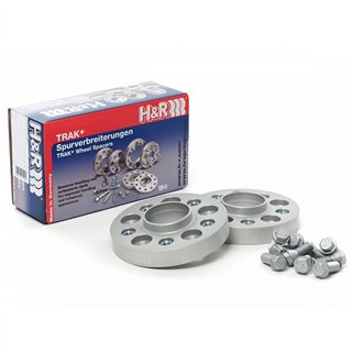 H&R | TRAK+ WHEEL SPACER (SERIES DRA) 25MM / 5X120 / 14X1.25 - X5 / X6 3.0L / 4.4T 2010-2019