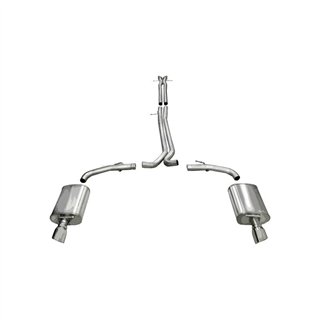 Corsa | Sport Cat-Back Exhaust System - Taurus 3.5T 2010-2017
