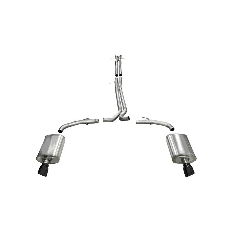 Corsa | Sport Cat-Back Exhaust System - Taurus 3.5T 2010-2017