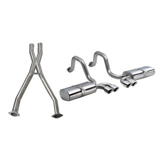 Corsa | Sport Cat-Back Exhaust System - Corvette / Base / Z06 5.7L 1997-2004