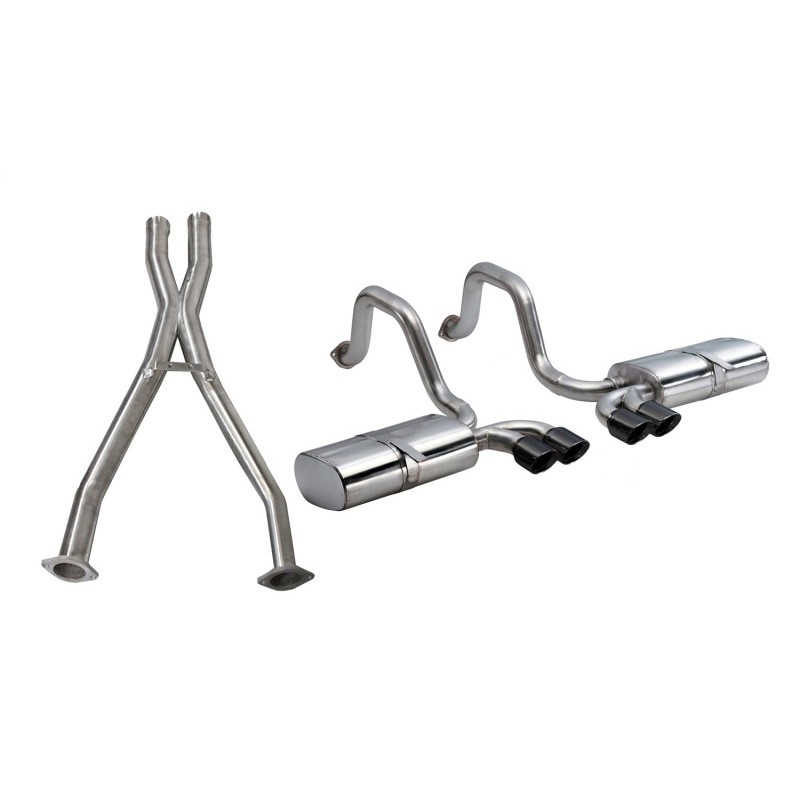 Corsa | Sport Cat-Back Exhaust System - Corvette / Base / Z06 5.7L 1997-2004