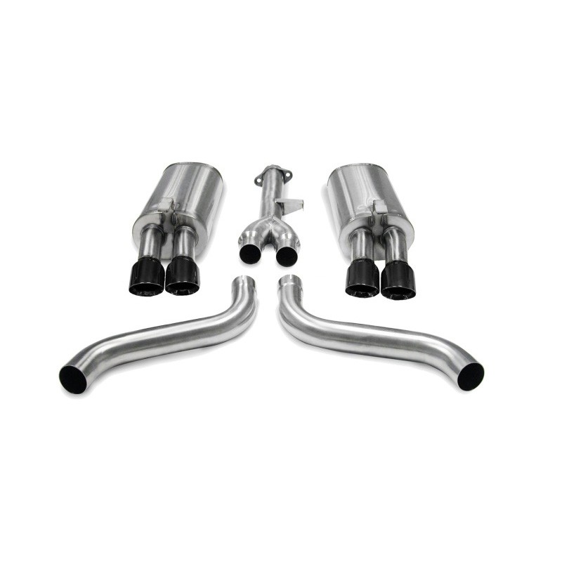 Corsa | Sport Cat-Back Exhaust System - Corvette / Base 5.7L 1986-1991
