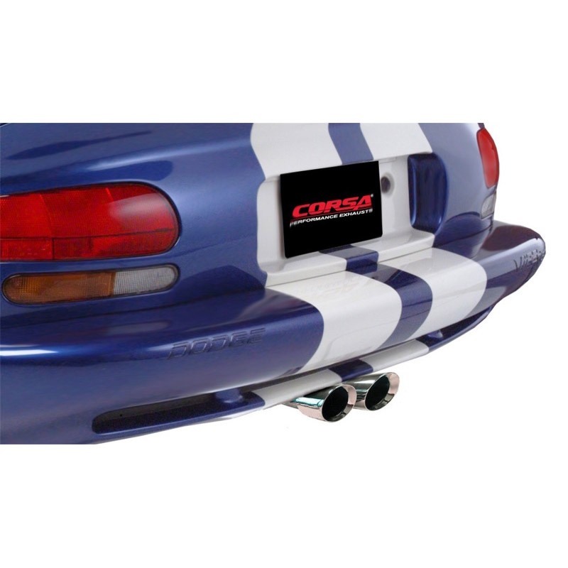 Corsa | Sport Cat-Back Exhaust System - Viper GTS / R/T-10 8.0L 1996-2002