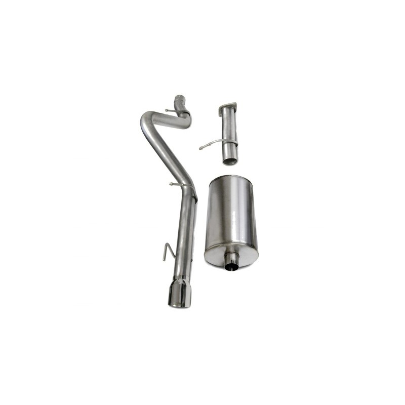 Corsa | Sport Cat-Back Exhaust System - Trailblazer 6.0L 2006-2008