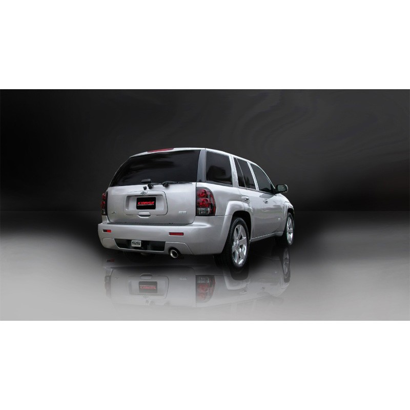 Corsa | Sport Cat-Back Exhaust System - Trailblazer 6.0L 2006-2008
