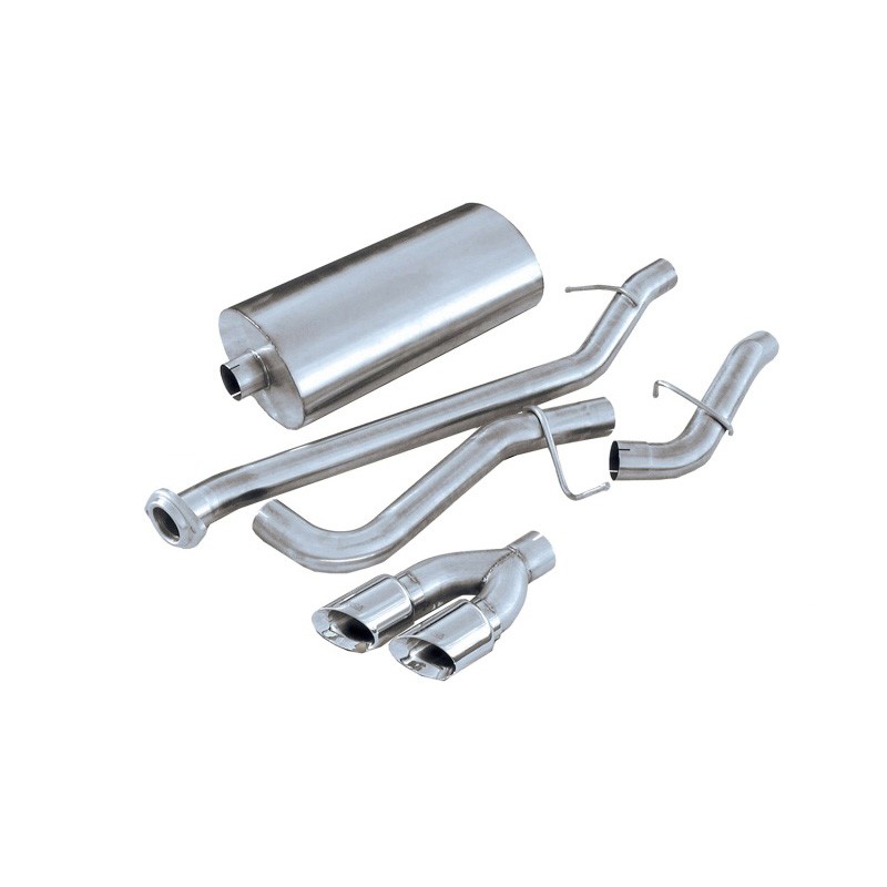 Corsa | Sport Cat-Back Exhaust System - Silverado / Sierra 1500 4.8L / 5.3L 2000-2006