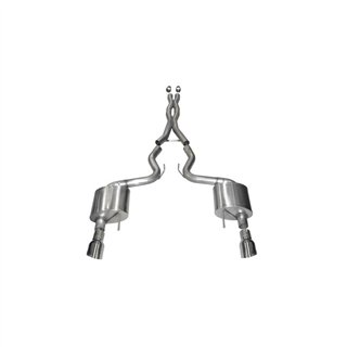 Corsa | Xtreme Cat-Back Exhaust System - Mustang 5.0L 2015-2017