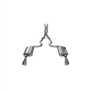 Corsa | Sport Cat-Back Exhaust System - Mustang 5.0L 2015-2017