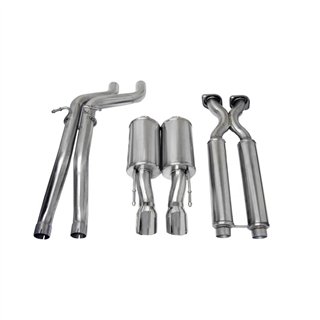 Corsa | Sport Cat-Back Exhaust System - Grand Cherokee 6.1L 2006-2010