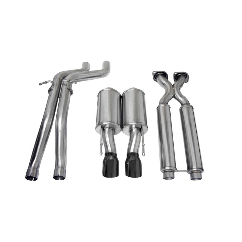 Corsa | Sport Cat-Back Exhaust System - Grand Cherokee 6.1L 2006-2010