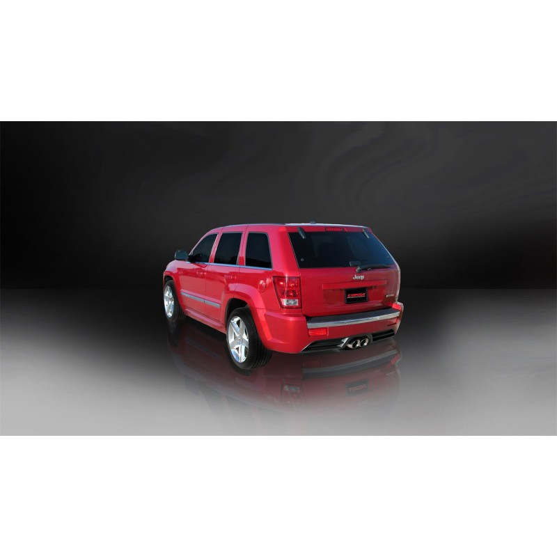 Corsa | Sport Cat-Back Exhaust System - Grand Cherokee 6.1L 2006-2010