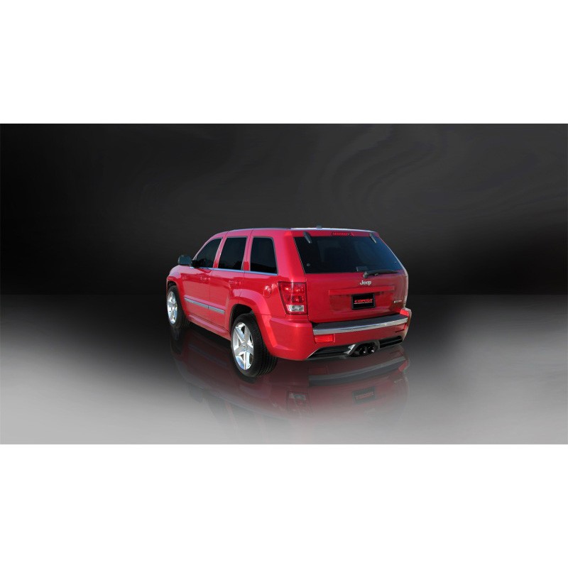 Corsa | Sport Cat-Back Exhaust System - Grand Cherokee 6.1L 2006-2010