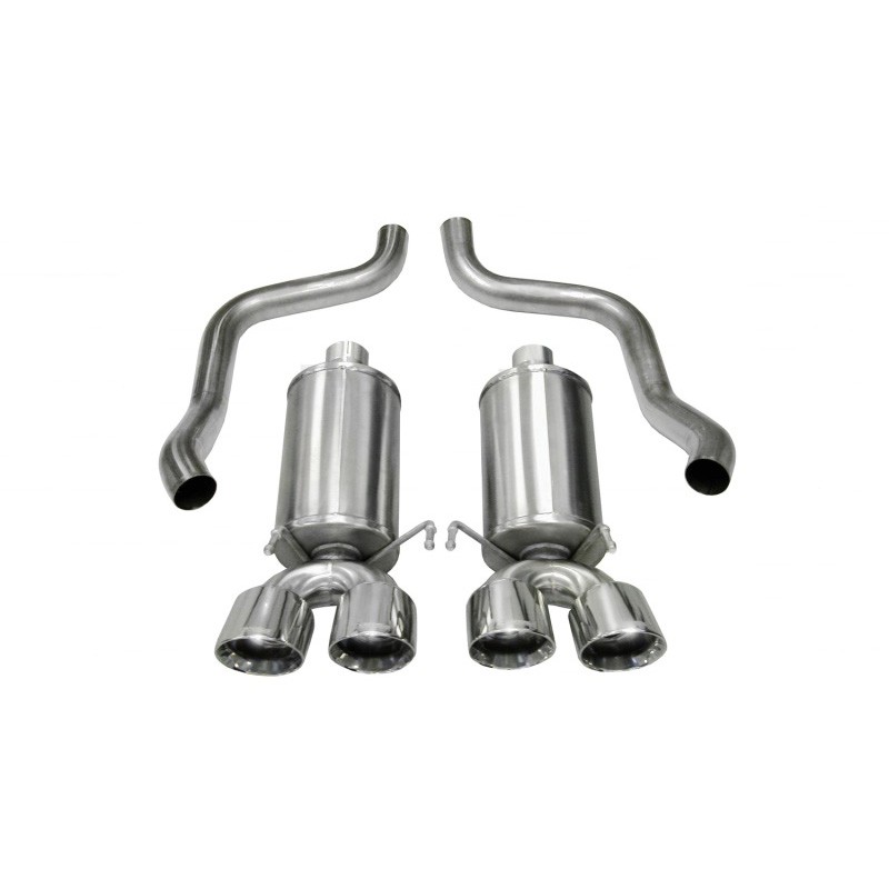 Corsa | Xtreme Axle-Back Exhaust System - Corvette / Base 6.0L / 6.2L 2005-2008
