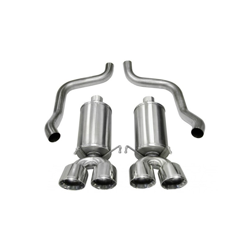 Corsa | Xtreme Axle-Back Exhaust System - Corvette 6.2L 2009-2013