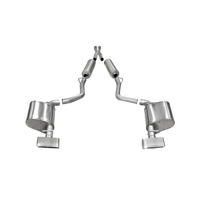 Corsa | Xtreme Cat-Back Exhaust System - Challenger R/T / R/T Classic 5.7L 2011-2014