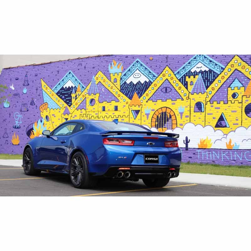 Corsa | Sport Axle-Back Exhaust System - Camaro SS / ZL1 6.2L 2016-2024