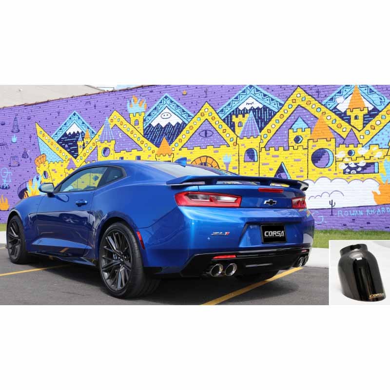 Corsa | Sport Axle-Back Exhaust System - Camaro SS / ZL1 6.2L 2016-2024