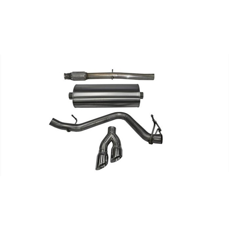 Corsa | Touring Cat-Back Exhaust System - Silverado / Sierra 1500 / Limited 2014-2019