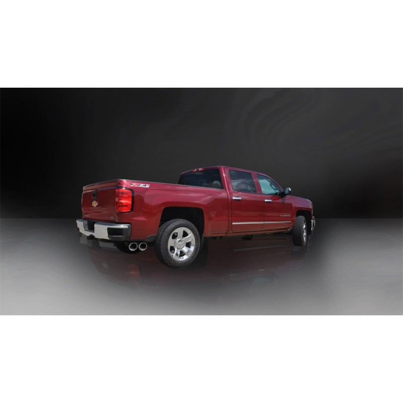 Corsa | Sport Cat-Back Exhaust System - Silverado / Sierra 1500 6.2L 2014-2019