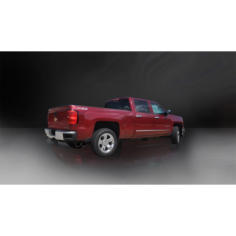 Corsa | Sport Cat-Back Exhaust System - Silverado / Sierra 1500 6.2L 2014-2019