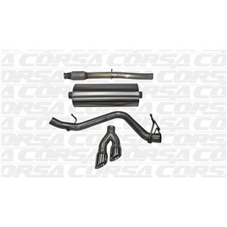 Corsa | Sport Cat-Back Exhaust System - Silverado / Sierra 1500 / Limited 2014-2019