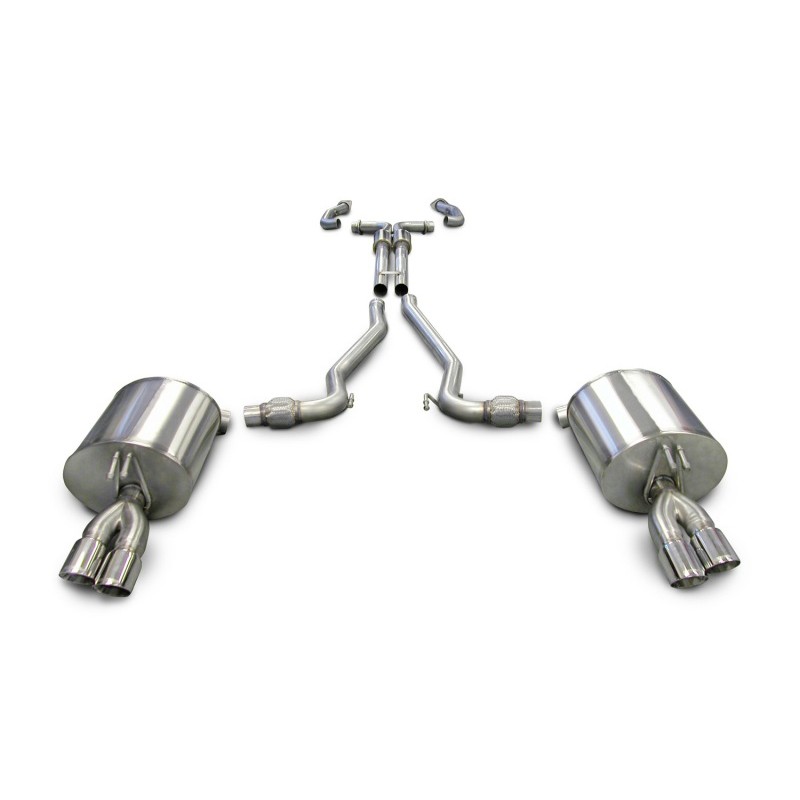 Corsa | Sport Cat-Back + X-Pipe Exhaust System - G8 GT / GXP 6.0L / 6.2L 2008-2009