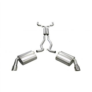 Corsa | Sport Cat-Back Exhaust System - Camaro 6.2L 2010-2015