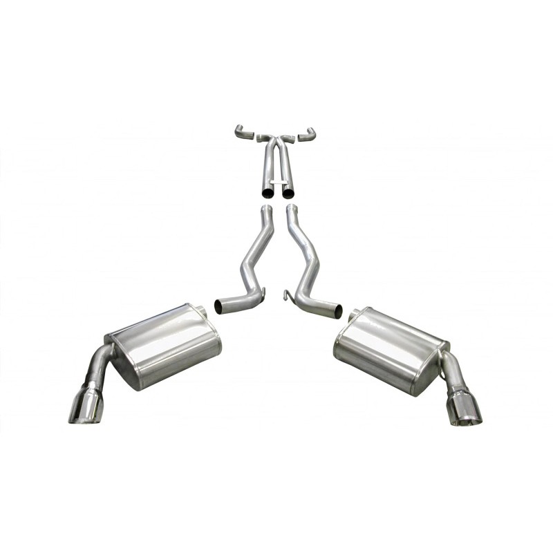 Corsa | Sport Cat-Back Exhaust System - Camaro 6.2L 2010-2013