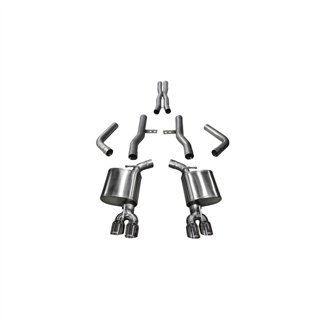 Corsa | Xtreme Cat-Back Exhaust System - Challenger 6.2L / 6.4L 2015-2022