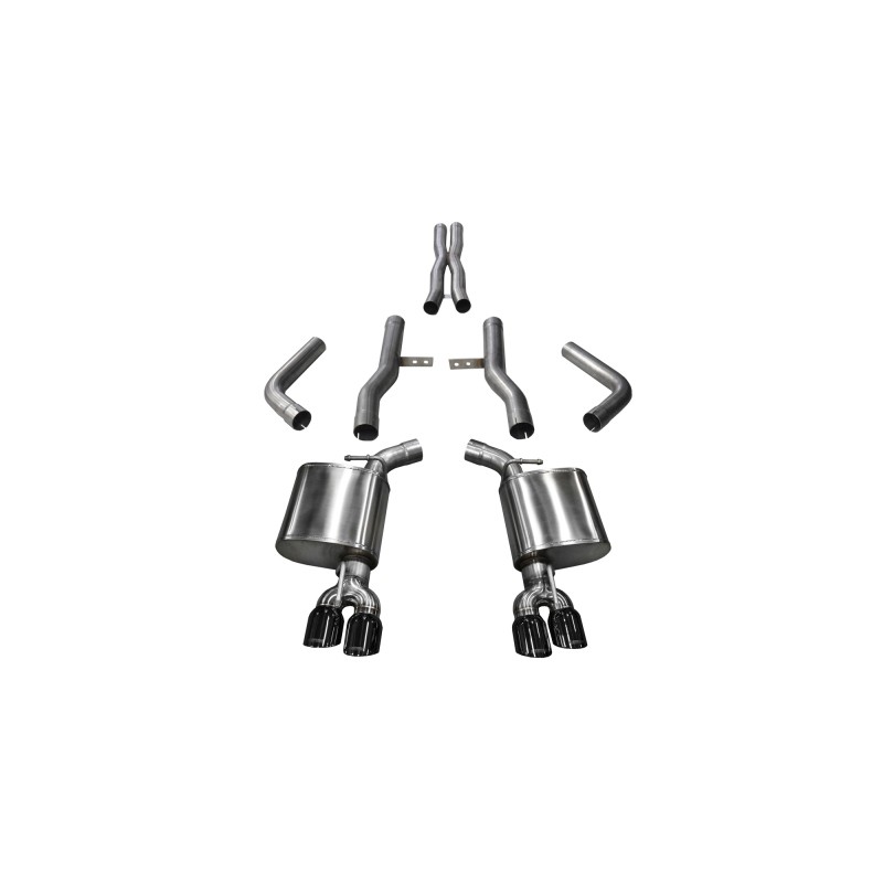 Corsa | Xtreme Cat-Back Exhaust System - Challenger 6.2L / 6.4L 2015-2022
