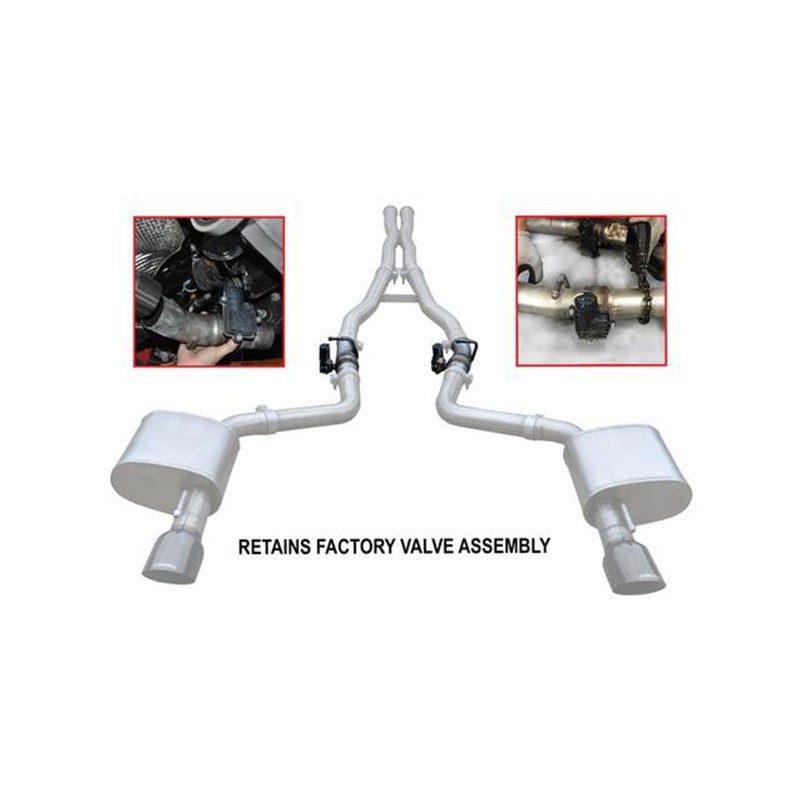 Corsa | Xtreme Cat-Back Exhaust System - Challenger 6.2L / 6.4L 2015-2022