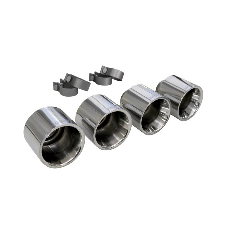 Corsa | Exhaust Tip Kit - Single 5.0in Dual Wall Titanium Tip Kit Nissan GT-R R35