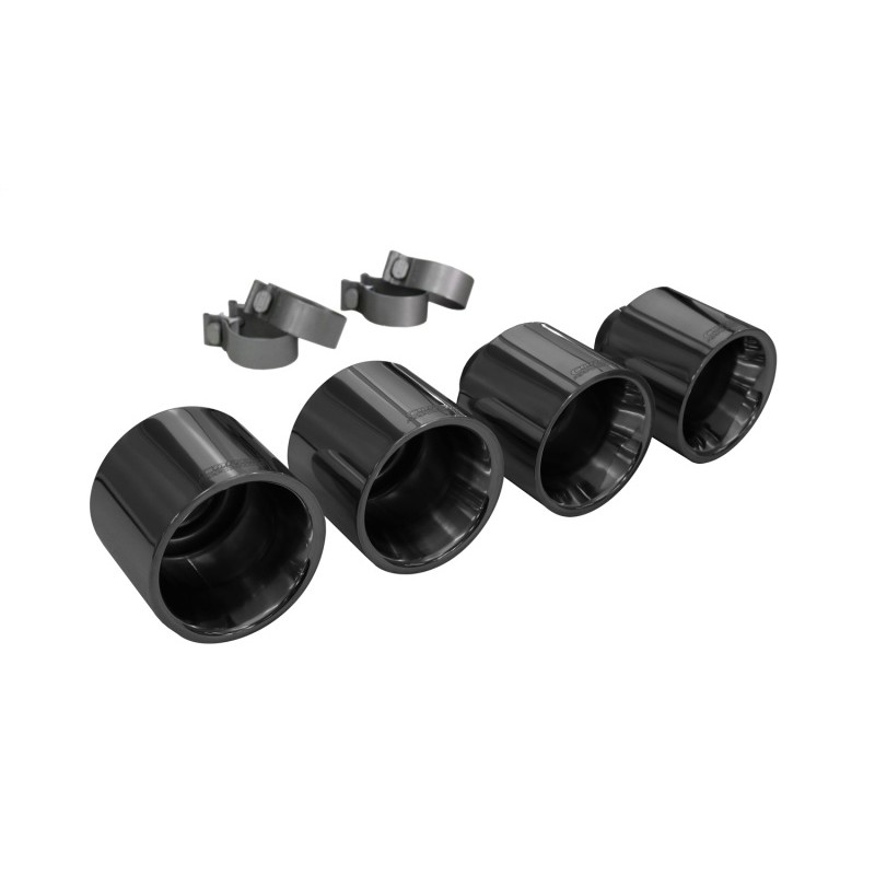 Corsa | Exhaust Tip Kit - Single 5.0in Dual Wall Titanium Tip Kit Nissan GT-R R35