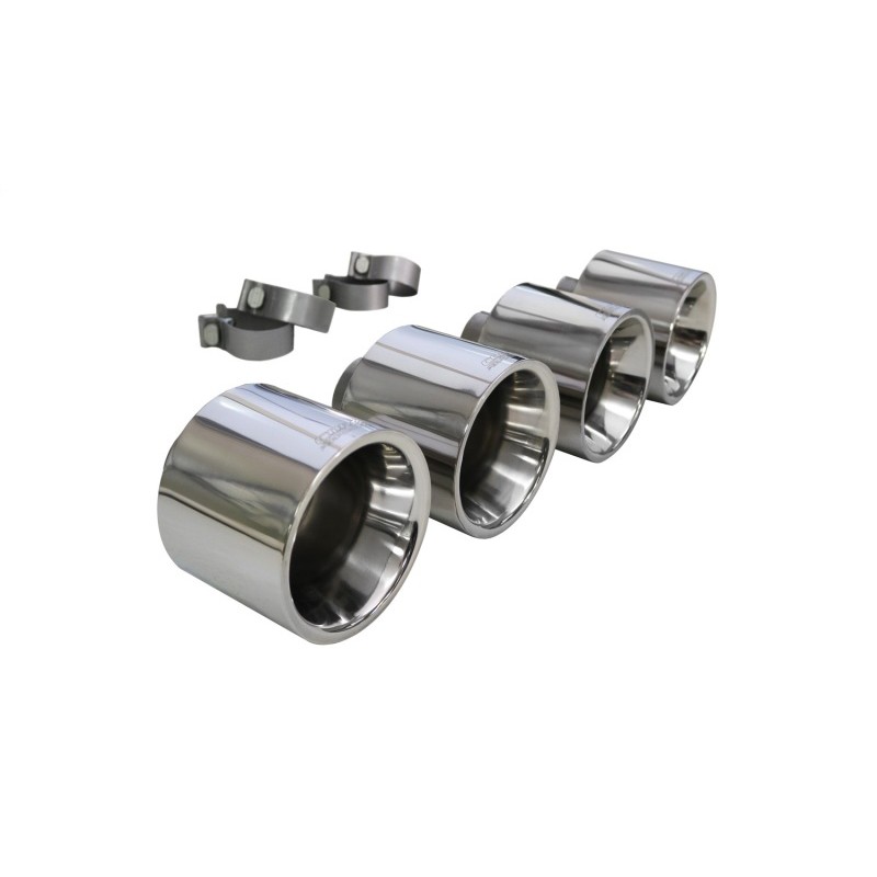 Corsa | Exhaust Tip Kit - Single 5.0in Dual Wall Titanium Tip Kit Nissan GT-R R35