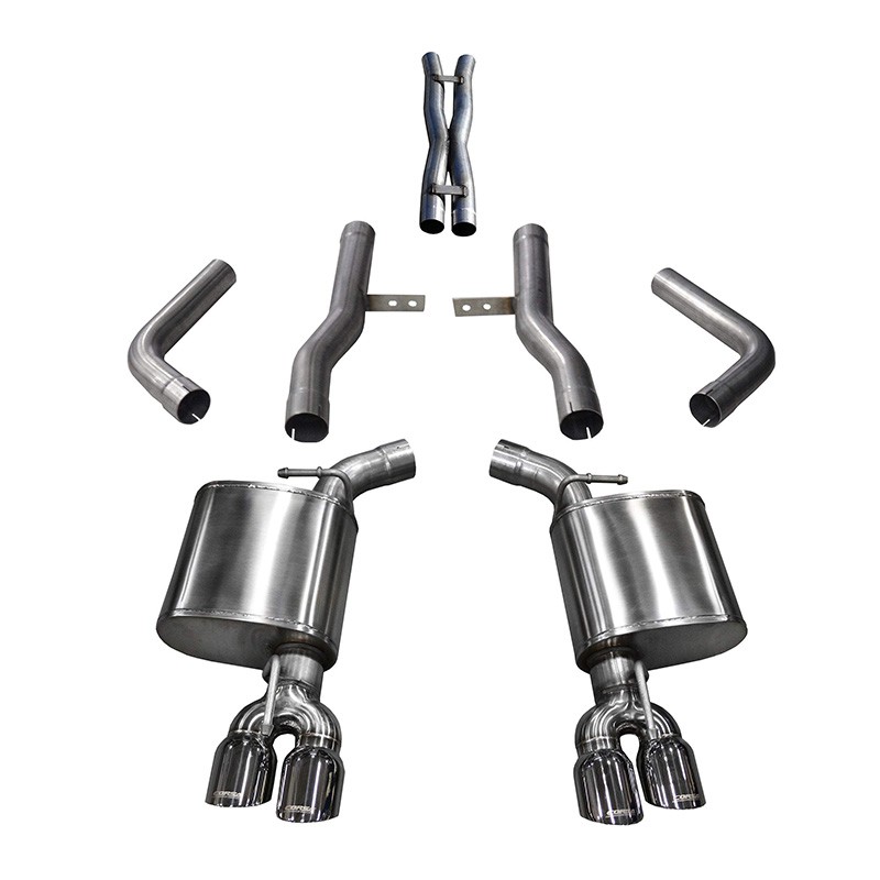 Corsa | Xtreme Cat-Back Exhaust System - Challenger 5.7L 2017-2022