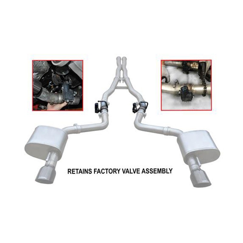 Corsa | Xtreme Cat-Back Exhaust System - Challenger 5.7L 2017-2022