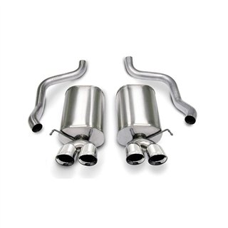 Corsa | Sport Axle-Back Exhaust System - Corvette / Base 6.0L / 6.2L 2005-2008