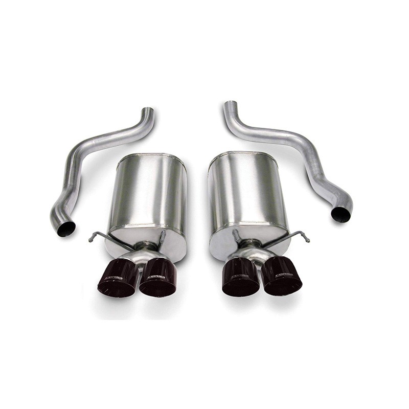 Corsa | Sport Axle-Back Exhaust System - Corvette / Base 6.0L / 6.2L 2005-2008