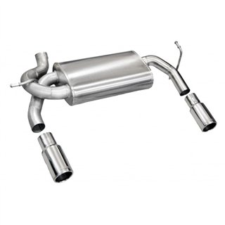 Corsa | Sport Axle-Back Exhaust System - Wrangler (JK) 3.6L / 3.8L 2007-2018