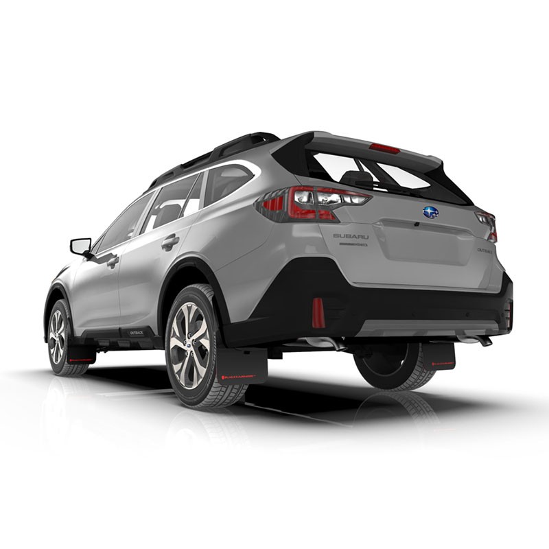 RallyArmor | Black UR Mud Flap Red Logo - Outback 2020-2025