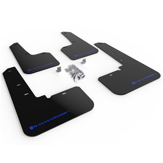 RallyArmor | Black UR Mud Flap Blue Logo - Outback 2020-2025