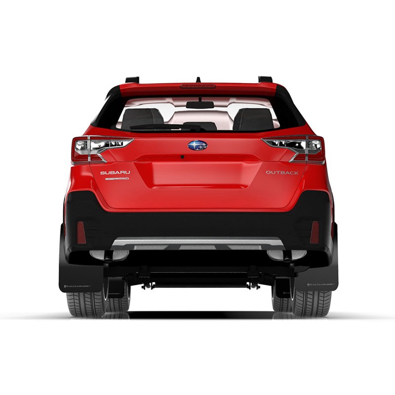 RallyArmor | Black UR Mud Flap Grey Logo - Outback 2020-2025
